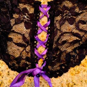 Crotchless Black Panties